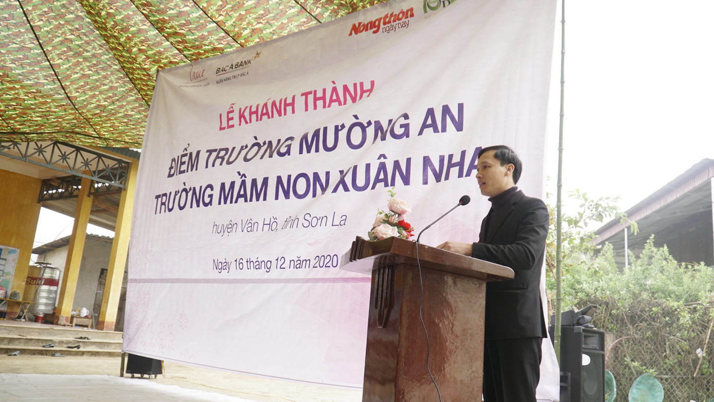 Quỹ Vì Tầm vóc Việt hoàn thành nâng cấp một điểm trường mầm non ở Vân Hồ, Sơn La ảnh 5