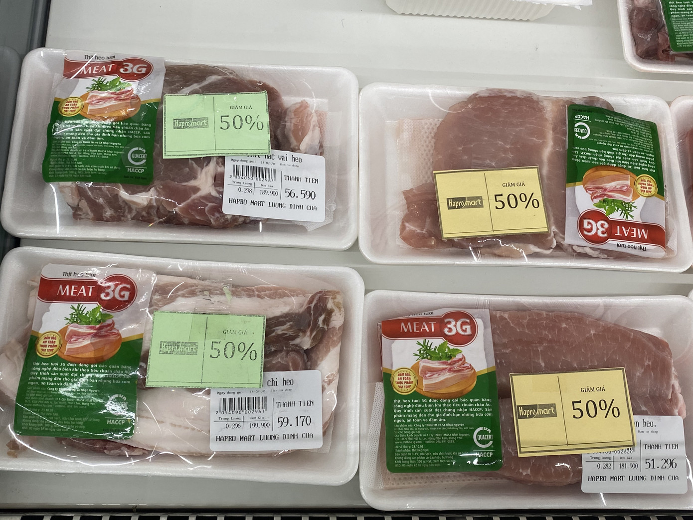 Lợn hơi giảm sâu, siêu thị và chợ vẫn 'neo' mức giá cao ảnh 6