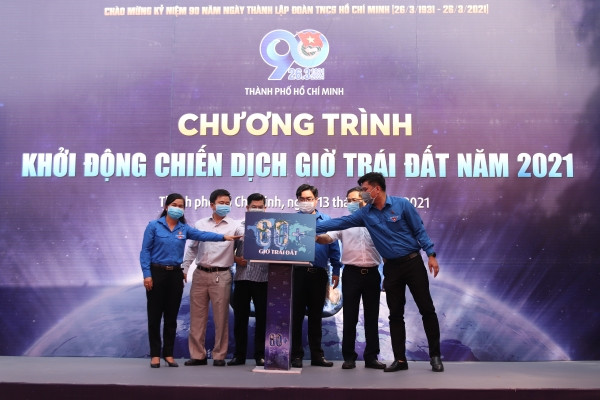 Thành Đoàn TP. HCM khởi động chiến dịch "Giờ Trái Đất" năm 2021 ảnh 1