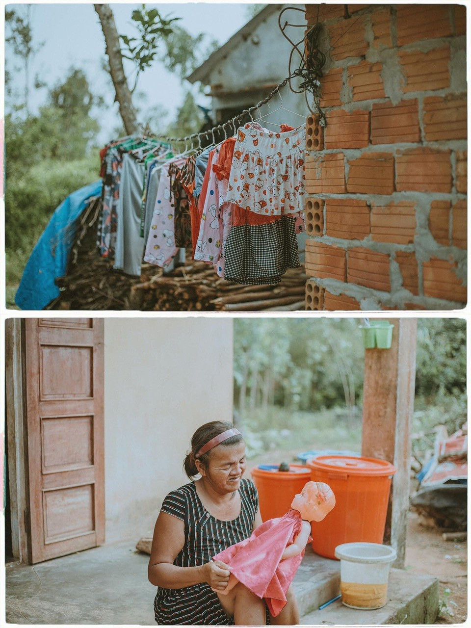 Xúc động bộ ảnh “câu chuyện đặc biệt hai mẹ con” của nữ nhiếp ảnh gia Quảng Ngãi ảnh 9