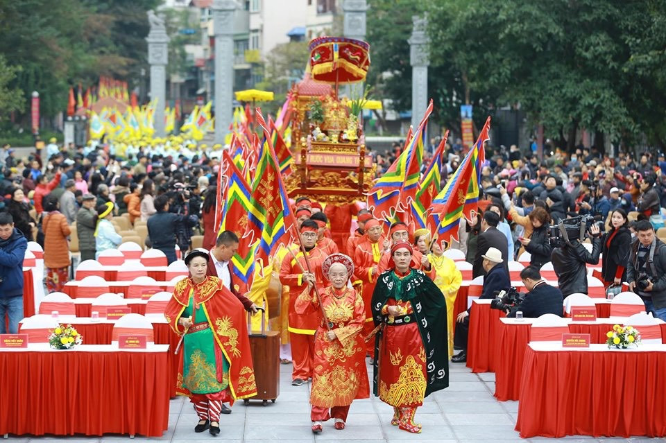 Màn sử thi về vua Quang Trung tưng bừng khai hội Gò Đống Đa ảnh 1