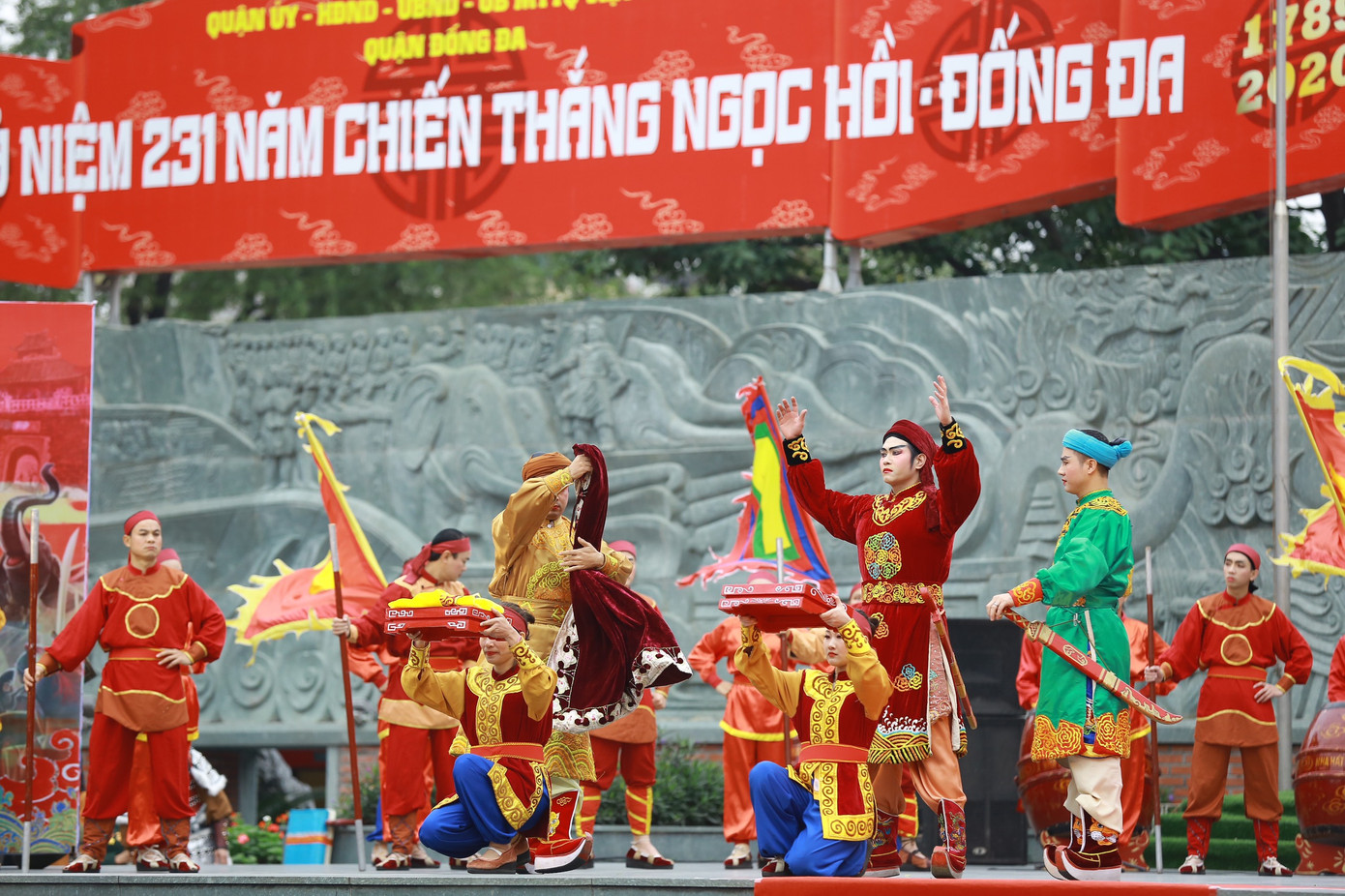 Màn sử thi về vua Quang Trung tưng bừng khai hội Gò Đống Đa ảnh 6