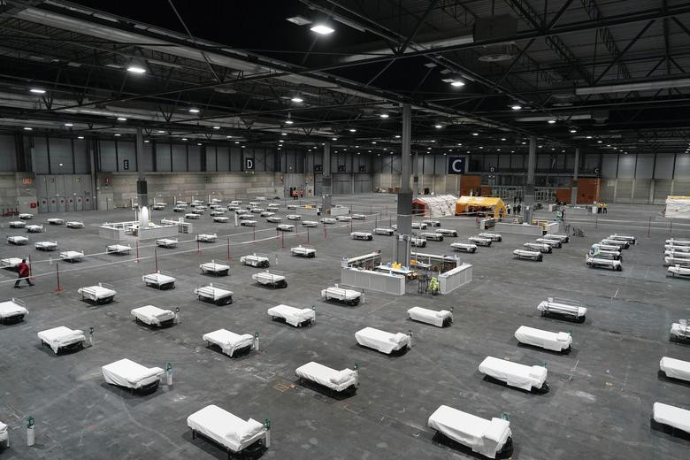 Hội chợ, sân bóng trên toàn cầu ‘hóa’ bệnh viện dã chiến chống COVID-19 ảnh 8