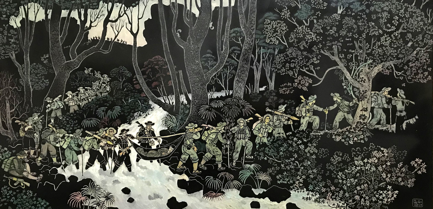 Khám phá thế giới đồ họa của họa sĩ, cựu lính đặc công Trần Văn Quân ảnh 5