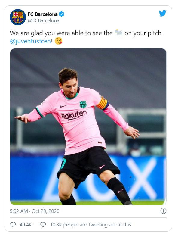 Messi tỏa sáng đánh bại Juventus, Barca vội ‘cà khịa’ Ronaldo ảnh 1