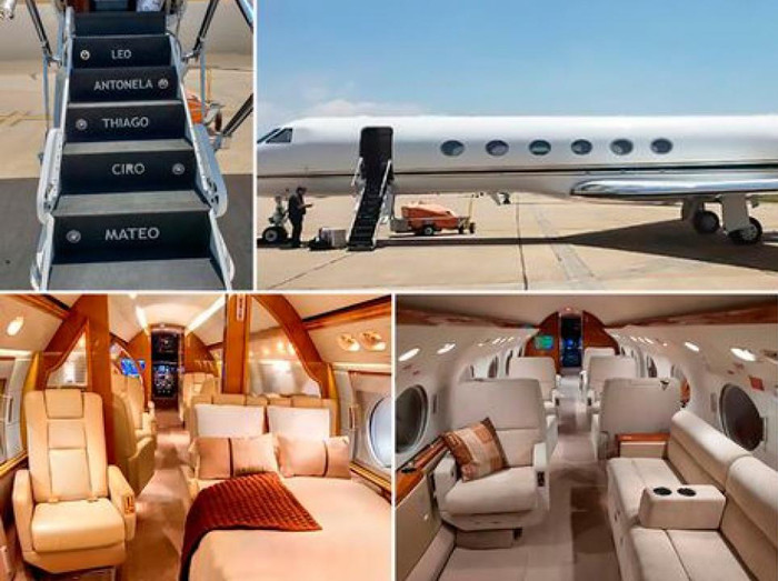 Messi dùng máy bay sang chảnh đưa đón đồng đội ảnh 1