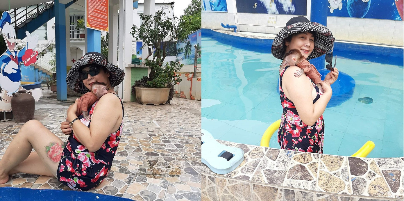 NSƯT Minh Hằng diện đồ bơi sành điệu, lộ hình xăm ở vị trí đặc biệt ảnh 1