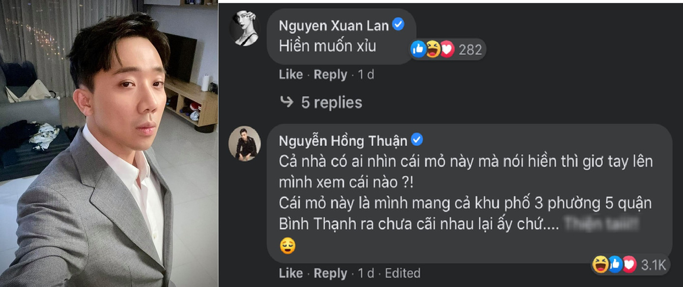 Trấn Thành tung ảnh 'hiền khô' nhưng nhận loạt bình luận 'lầy lội' ảnh 1