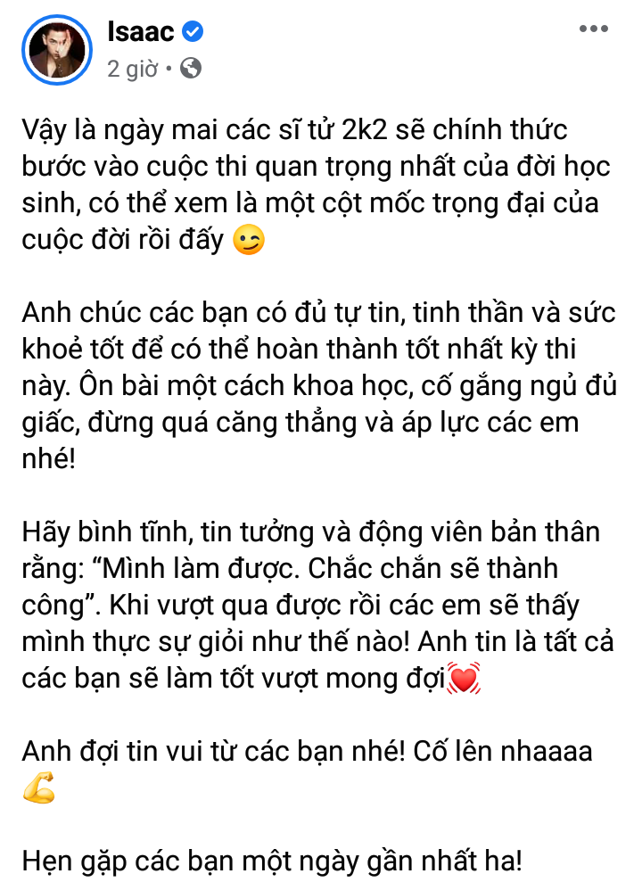 Sao Việt gửi lời chúc đặc biệt tới các sĩ tử trước kỳ thi THPT lịch sử do COVID-19 ảnh 5