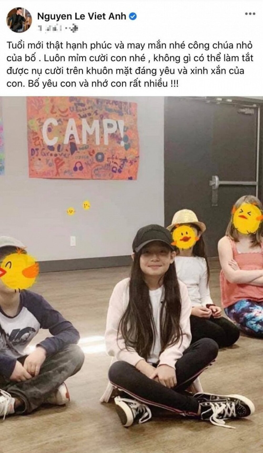 Việt Anh hiếm hoi chia sẻ ảnh con gái lớn xinh đẹp ảnh 1