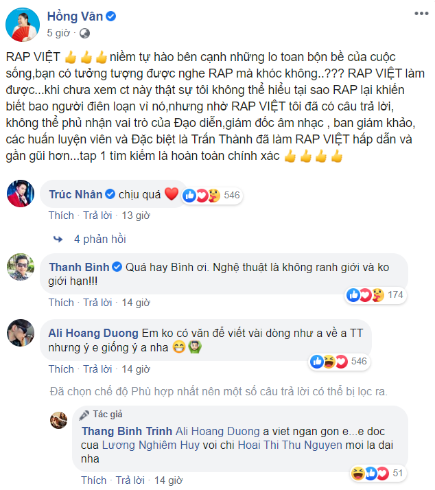 Nghệ sĩ tặng 'bão' lời khen cho 'Rap Việt': Khẳng định đây là sự tự hào ảnh 3