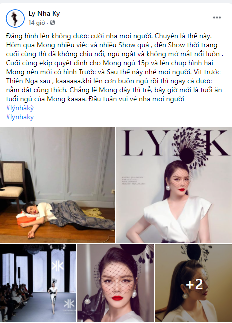 Lý Nhã Kỳ chia sẻ ảnh mệt mỏi ngủ gật tại hậu trường ảnh 1