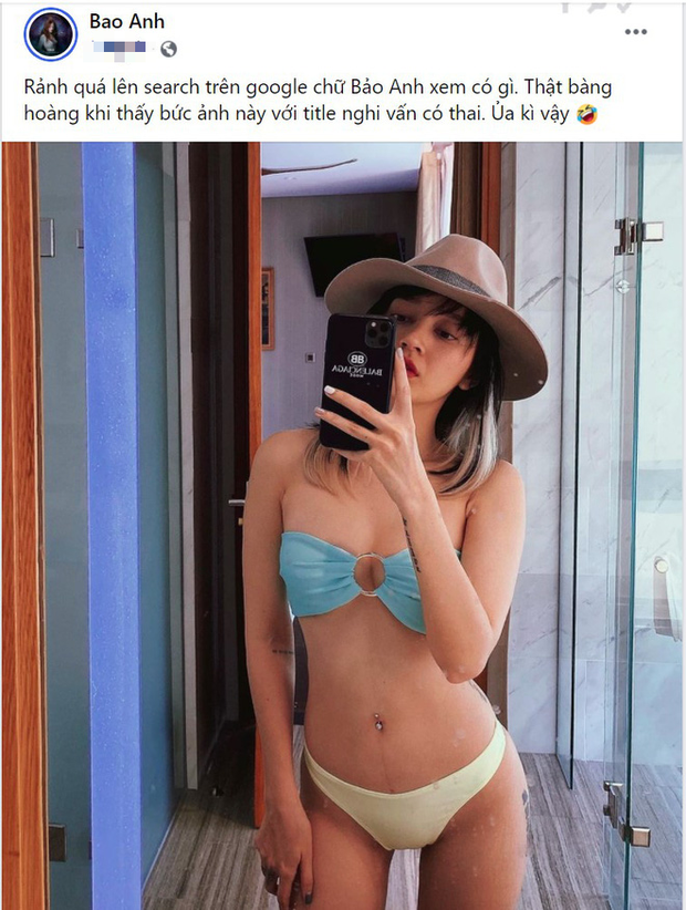 Bị đồn đang mang thai khi khoe ảnh bikini, Bảo Anh 'hoảng hốt' lên tiếng ảnh 1
