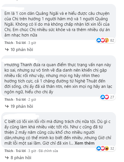 Phương Thanh xin lỗi người dân Quảng Ngãi, lí giải hành trình từ thiện tại miền Trung ảnh 3