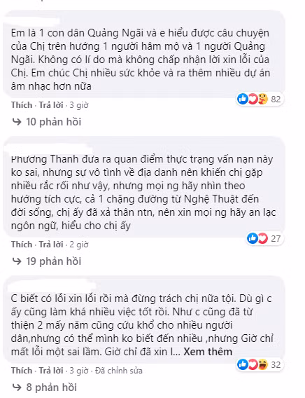 Phương Thanh xin lỗi người dân Quảng Ngãi, lí giải hành trình từ thiện tại miền Trung ảnh 3