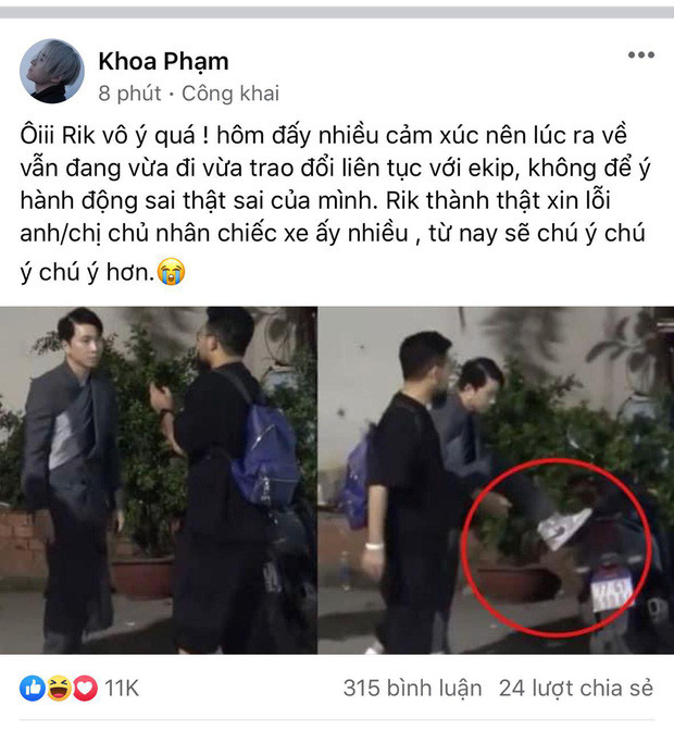 Karik xin lỗi công chúng vì hành động gác chân thiếu văn minh bị chỉ trích gay gắt ảnh 1