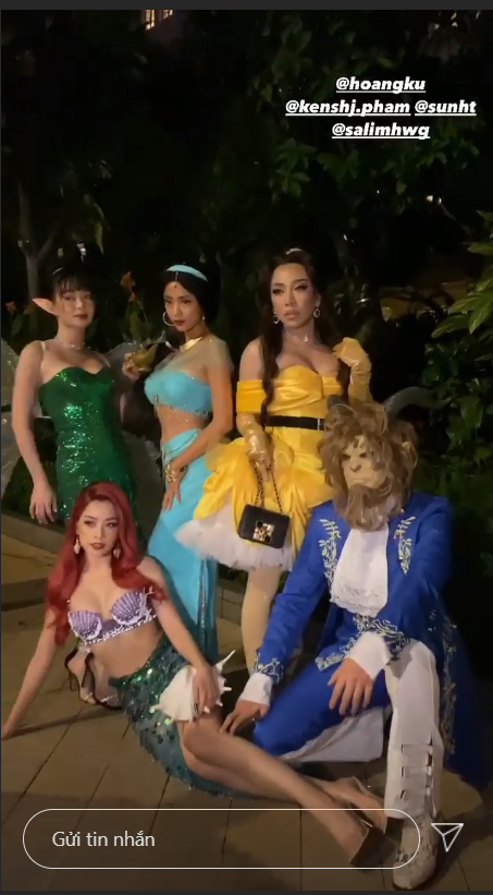 Sao Việt 'lên đồ' quậy tung Halloween, Chi Pu nóng bỏng khoe vòng một 'nghẹt thở' ảnh 1