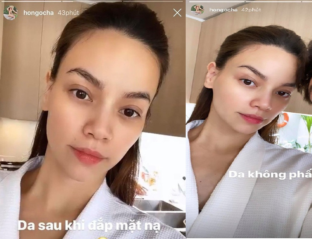 Hồ Ngọc Hà khoe mặt mộc đẹp 'không tì vết' khi mang song thai khiến fan phát 'sốt' ảnh 1