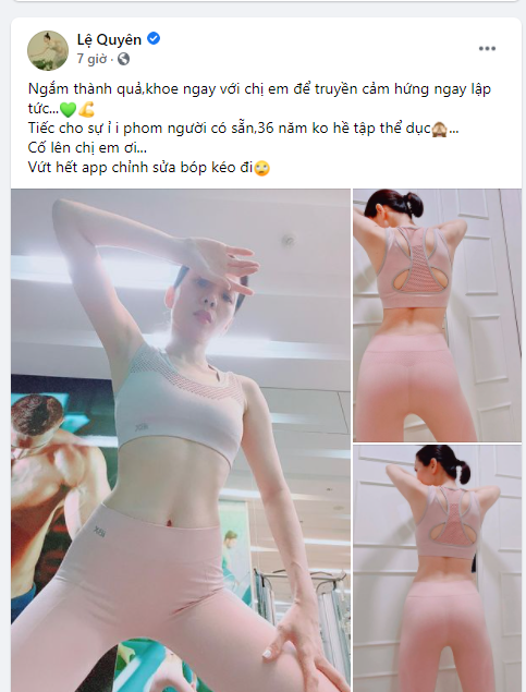 Lệ Quyên khoe body thon gọn ngỡ ngàng ảnh 1