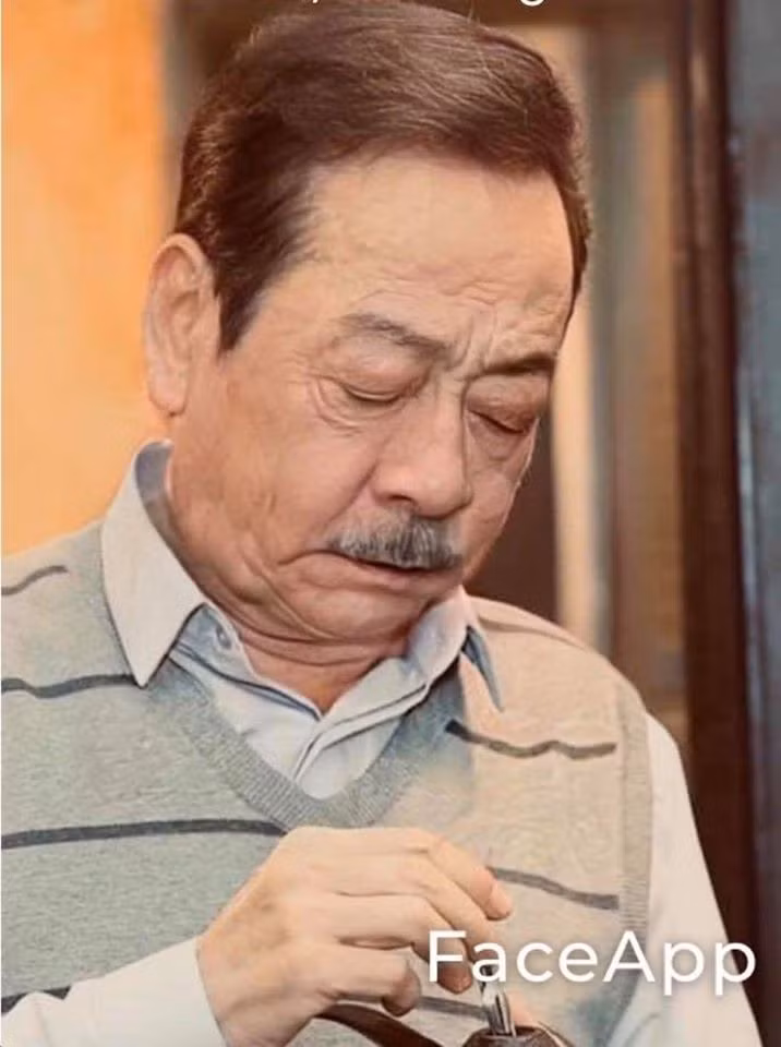 Sửng sốt trước gương mặt nhăn nheo 'khác lạ' của NSND Hoàng Dũng ảnh 1