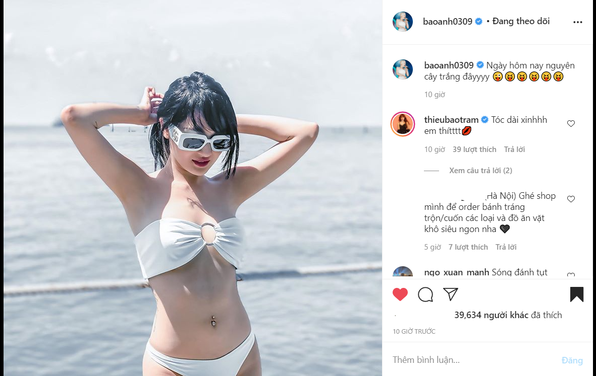 Bảo Anh diện bikini nóng bỏng khoe sắc vóc nuột nà gợi cảm ảnh 1