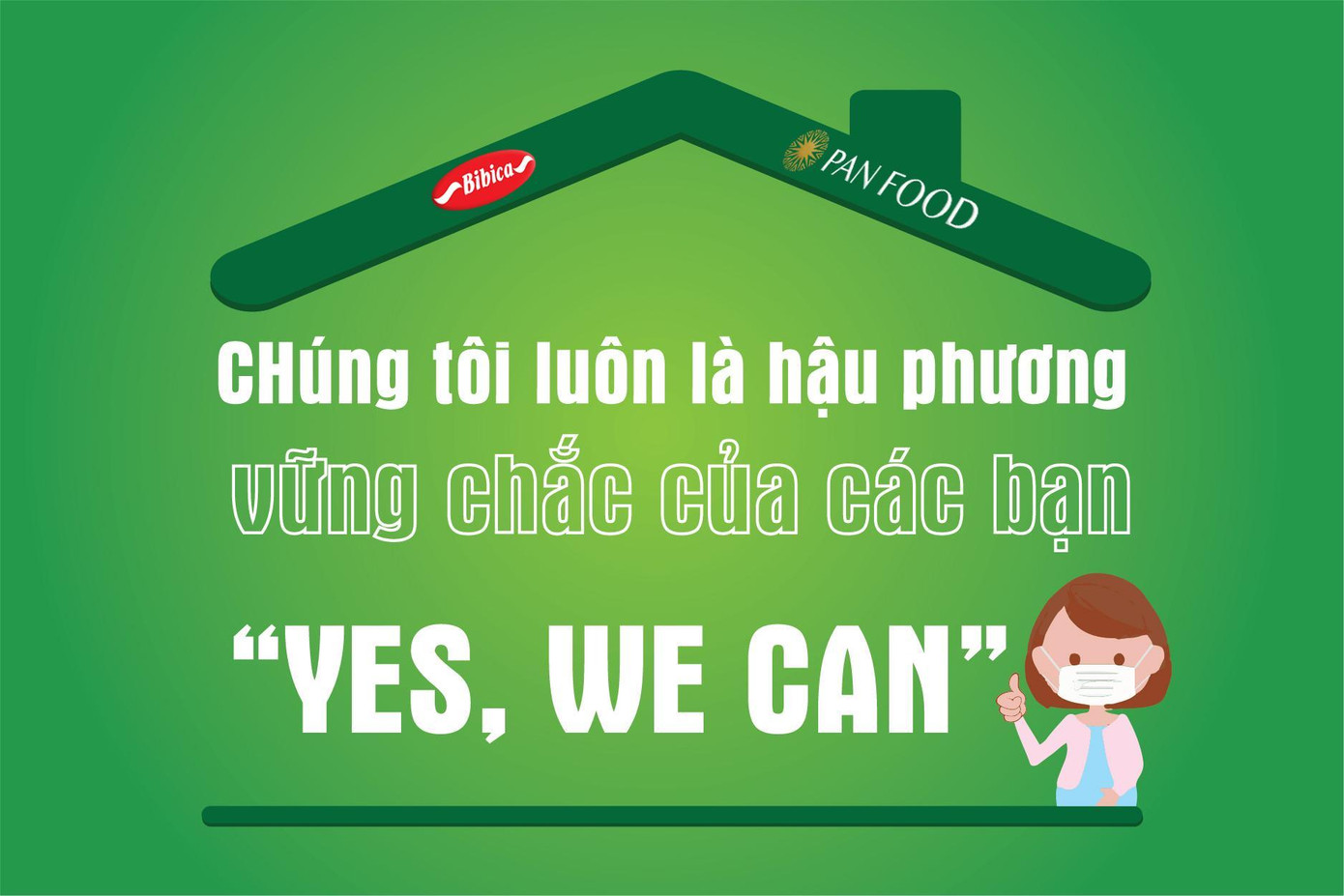 ‘Yes we can’ thông điệp truyền năng lượng của Bibica trong cuộc chiến chống COVID ảnh 2