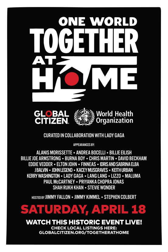 Sự kiện "One World: Together At Home" được truyền hình trực tiếp tại Việt Nam ảnh 1