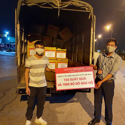 Lotte Finance chung tay đẩy lùi dịch COVID-19 ảnh 2
