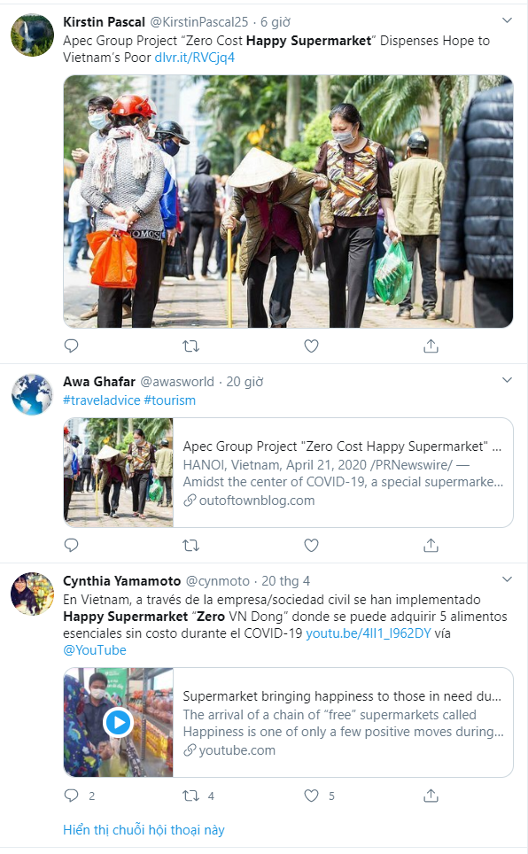 Cộng đồng quốc tế nói gì về siêu thị Hạnh phúc 0đ đặc biệt tại Việt Nam? ảnh 2