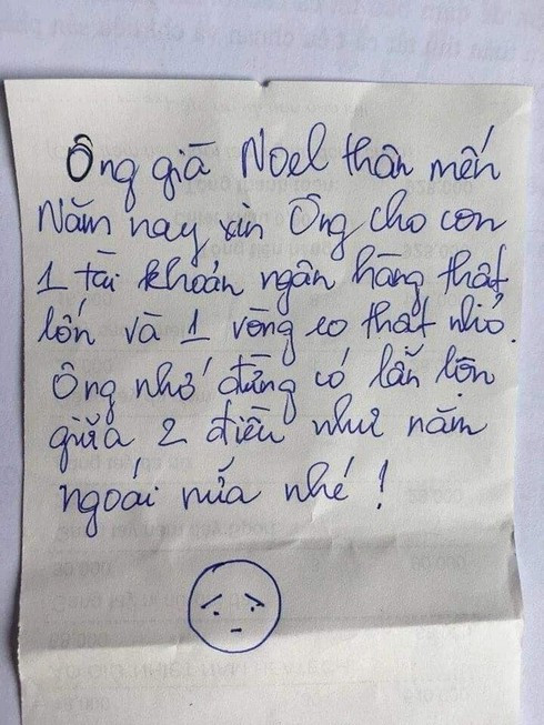 Ông già Noel 'chết ngất' khi nhận được tâm thư xin quà của các bạn nhỏ ảnh 2