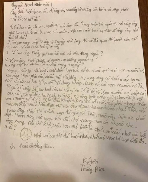 Ông già Noel 'chết ngất' khi nhận được tâm thư xin quà của các bạn nhỏ ảnh 4