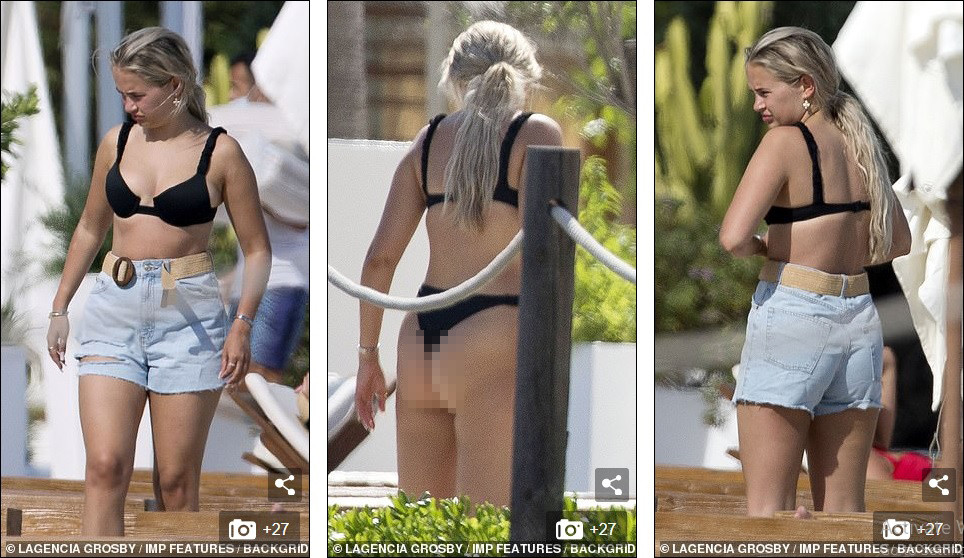 ‘Mỹ nhân khó ở’ Molly-Mae Hague nũng nịu bạn trai trên bãi biển ảnh 2