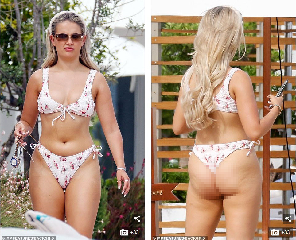 Thả dáng với bikini sexy, sao truyền hình Anh bị ‘soi’ vòng ba xập xệ ảnh 2