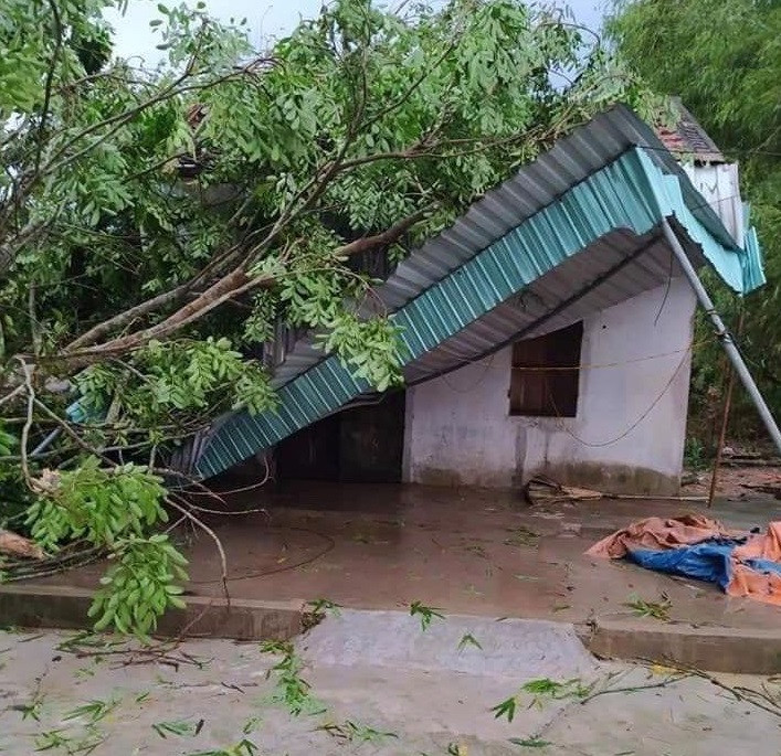 20 phút dông lốc cuốn bay nhiều nhà cửa, hoa màu ở Nghệ An ảnh 3