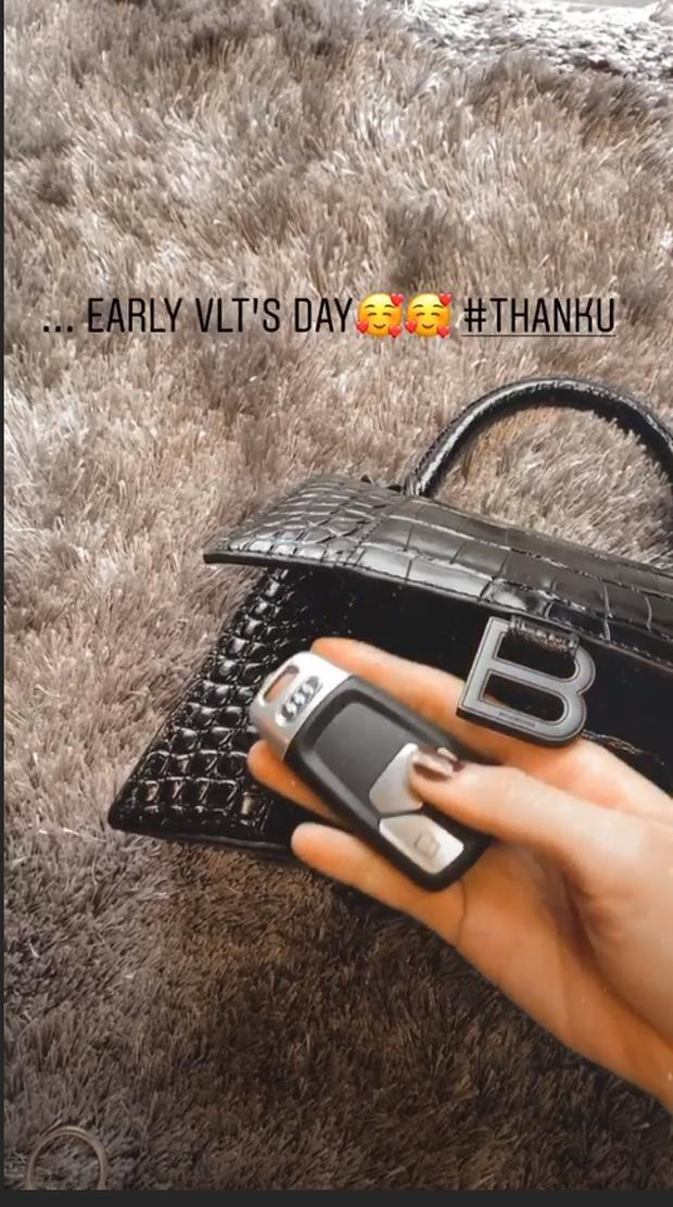 Tú Anh được chồng tặng xe, Tiểu Vy tự mua soccola tặng mình ngày Valentine ảnh 3