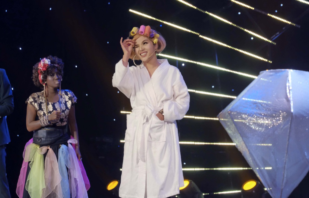 BB Trần diễn không thoại, Hải Triều hi sinh để hỗ trợ Ngọc Phước thi “Cười Xuyên Việt“ ảnh 7