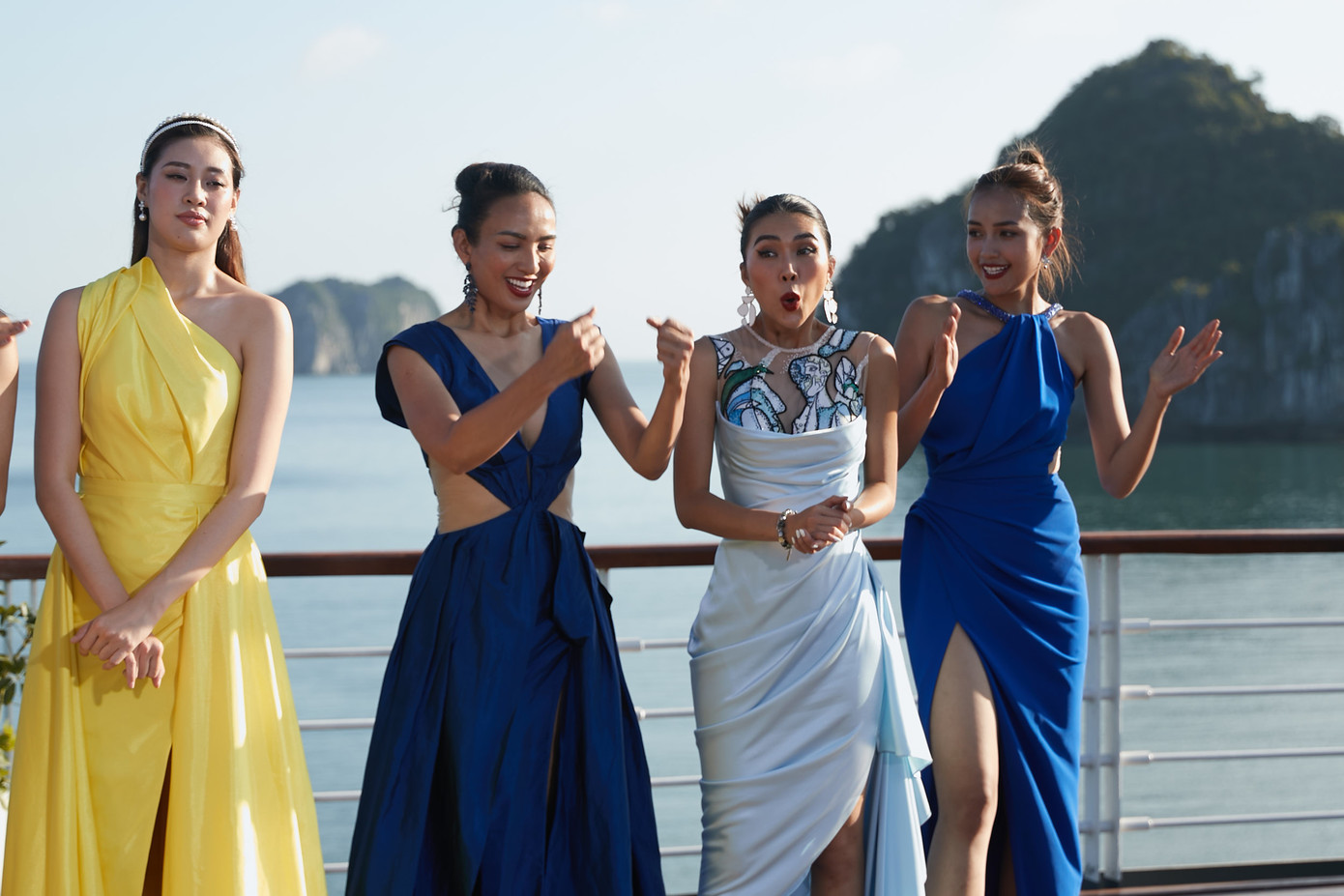 Đội Quai Thao gồm Tường Linh, Ngọc Diễm, Ngọc Châu Vietnam Why Not: Võ Hoàng Yến, Hoàng My, Kim Duyên vượt loạt thử thách để giành giải Quán quân ảnh 2