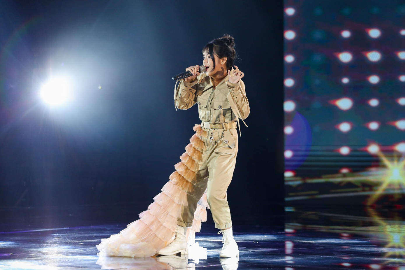 Giọng hát Việt nhí: Big Daddy - Emily thẳng tay “khóa âm” team Vũ Cát Tường - Hưng Cao ảnh 8