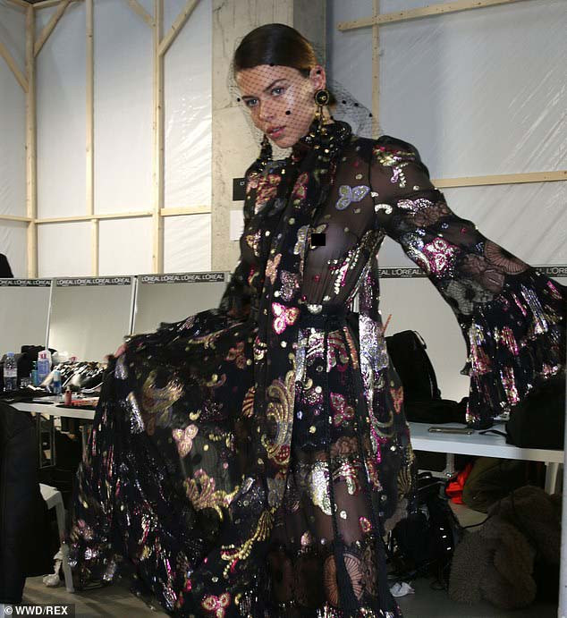 Chân dài Victoria's Secret để ngực trần diễn thời trang ảnh 4