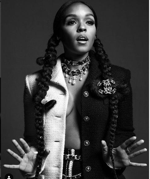 Không nội y, Janelle Monae phanh áo lộ ngực tròn đầy ảnh 4
