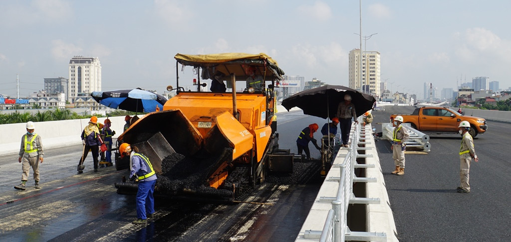 Hình ảnh vành đai 3 trên cao Hà Nội đoạn Mai Dịch – cầu Thăng Long sắp cán đích ảnh 3