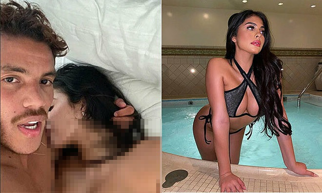 Vẻ bốc lửa của siêu mẫu lộ ảnh 'giường chiếu' với cựu sao Barca ảnh 2