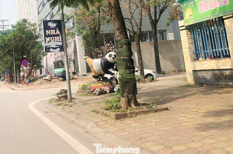 Cả nghìn mét vuông vỉa hè quận Hoàng Mai bị đào xới không phép ảnh 2