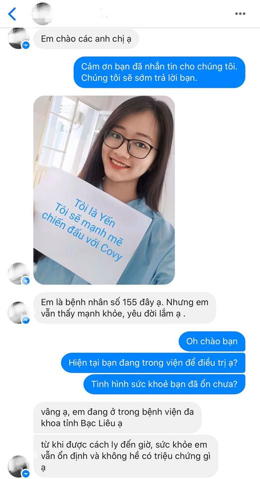 Bệnh nhân số 155 tự tin selfie, truyền thông điệp chiến thắng COVID-19 ảnh 1