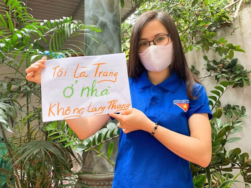 Thú vị trào lưu thử thách ảnh chiến thắng COVID-19 ảnh 1