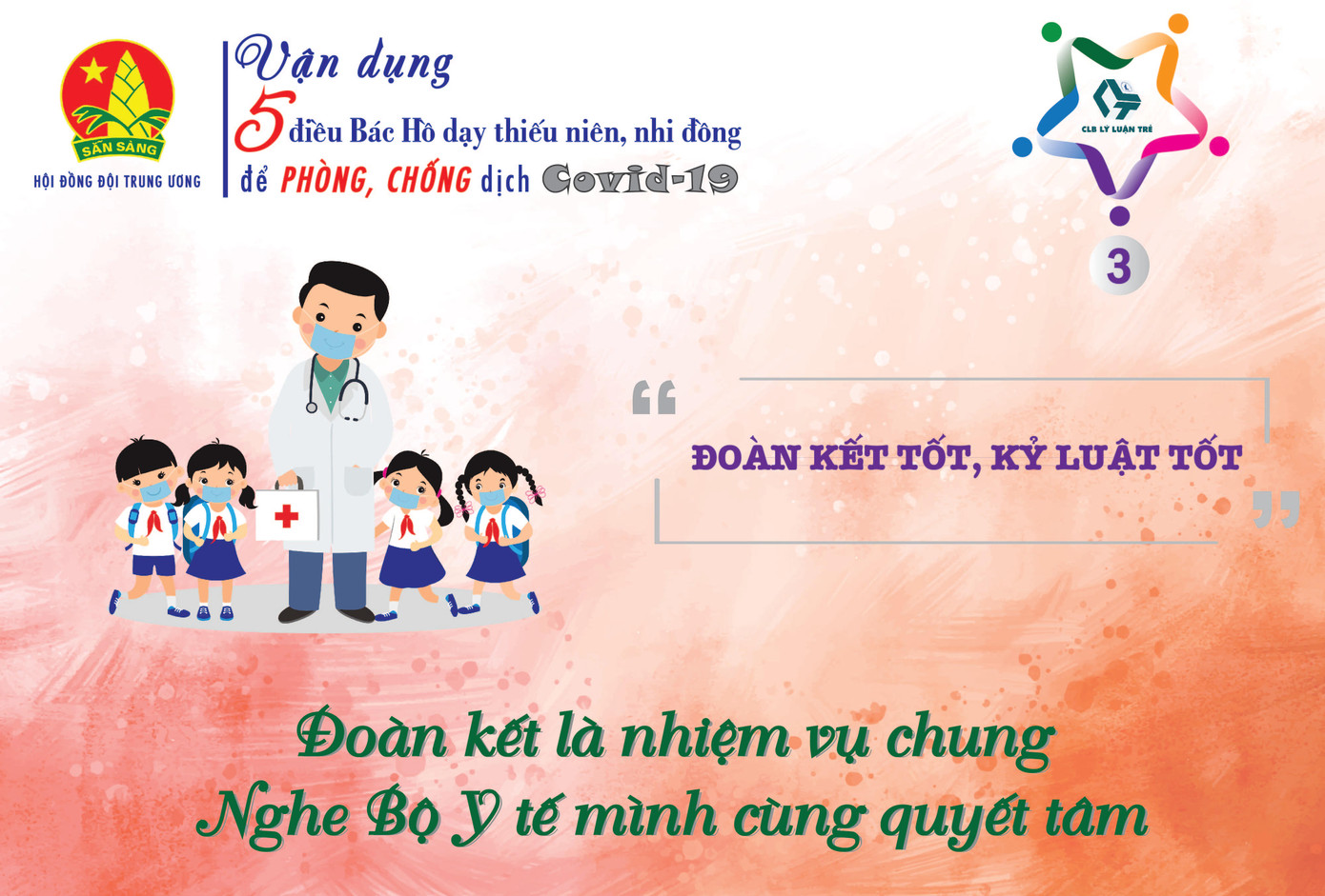 Thú vị thiếu nhi vận dụng '5 điều Bác Hồ dạy' phòng chống Covid -19 ảnh 3