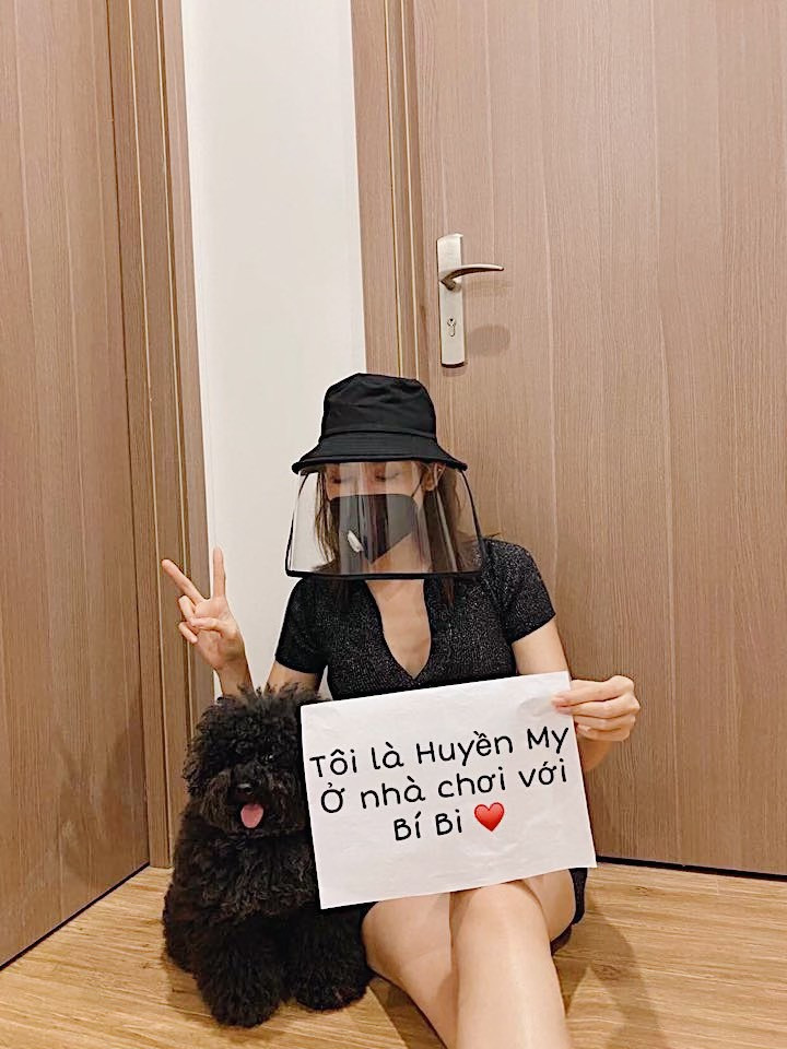 Xuân Bắc, Á hậu Huyền My hưởng ứng trào lưu 'ghép tên' mùa dịch ảnh 1