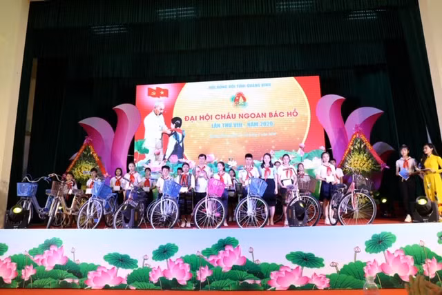 Quảng Bình: 79 đội viên, thiếu niên tiêu biểu tham gia Đại hội Cháu ngoan Bác Hồ ảnh 4