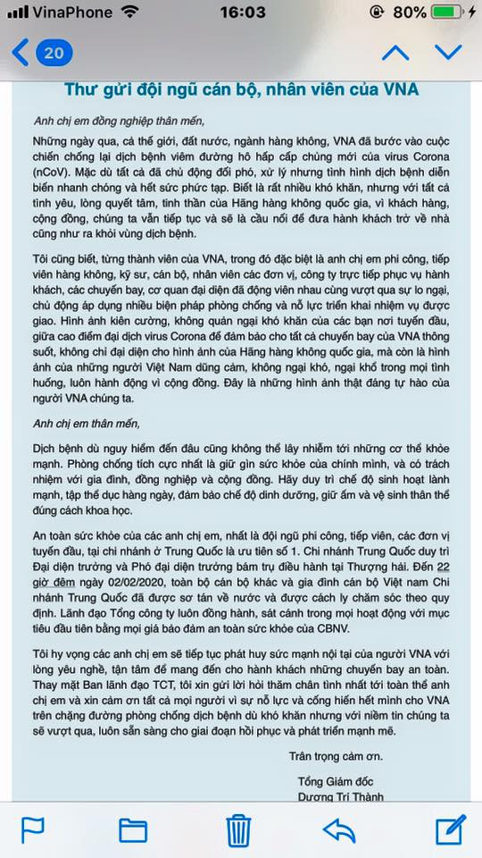 Tâm sự của nữ tiếp viên hàng không thời 'Corona' ảnh 2