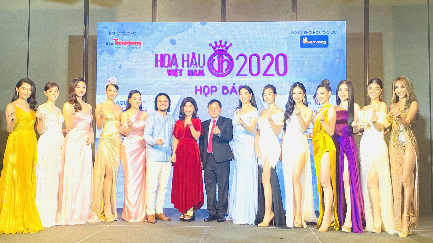 Dàn người đẹp dự họp báo Hoa hậu Việt Nam 2020 'thả tim' trên thảm đỏ ảnh 2